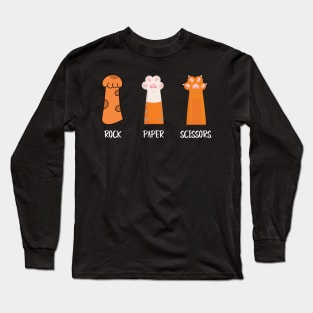 Rock Paper Scissors Long Sleeve T-Shirt